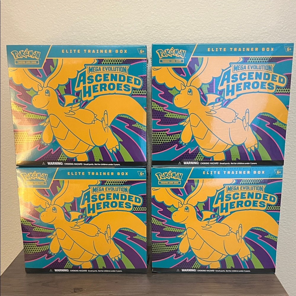 Pokemon Ascended Heroes Elite Trainer Box - Yellow and Purple